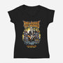 Fallen Humanity Tour-Womens-V-Neck-Tee-P1yu5h