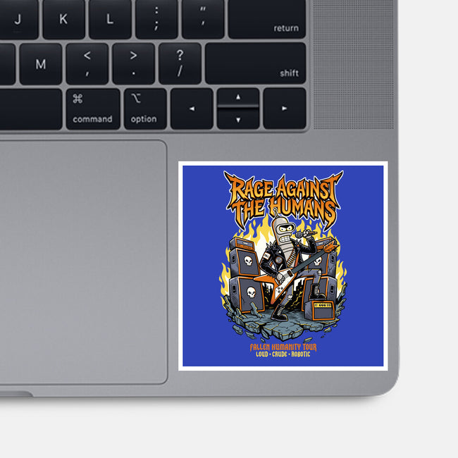 Fallen Humanity Tour-None-Glossy-Sticker-P1yu5h