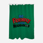 Be Friendly In Your Neighborhood-None-Polyester-Shower Curtain-Boggs Nicolas