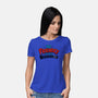 Be Friendly In Your Neighborhood-Womens-Basic-Tee-Boggs Nicolas