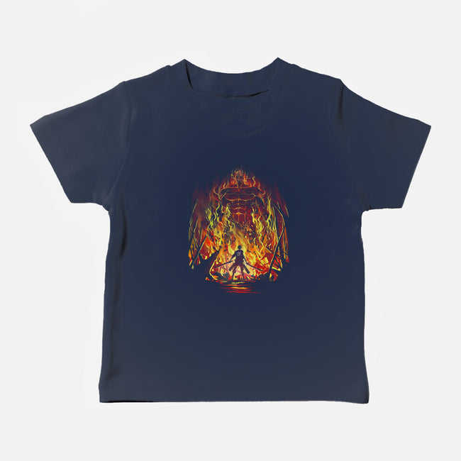 Fire And Titans-Baby-Basic-Tee-zascanauta