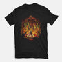 Fire And Titans-Womens-Fitted-Tee-zascanauta