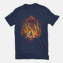 Fire And Titans-Unisex-Basic-Tee-zascanauta