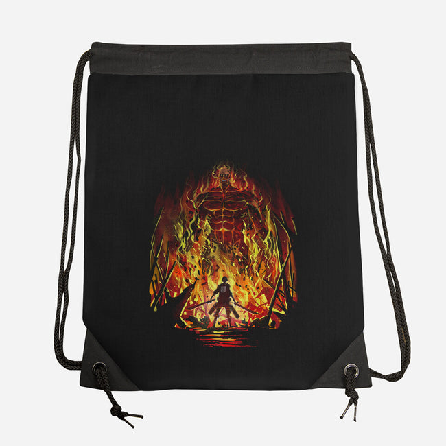 Fire And Titans-None-Drawstring-Bag-zascanauta