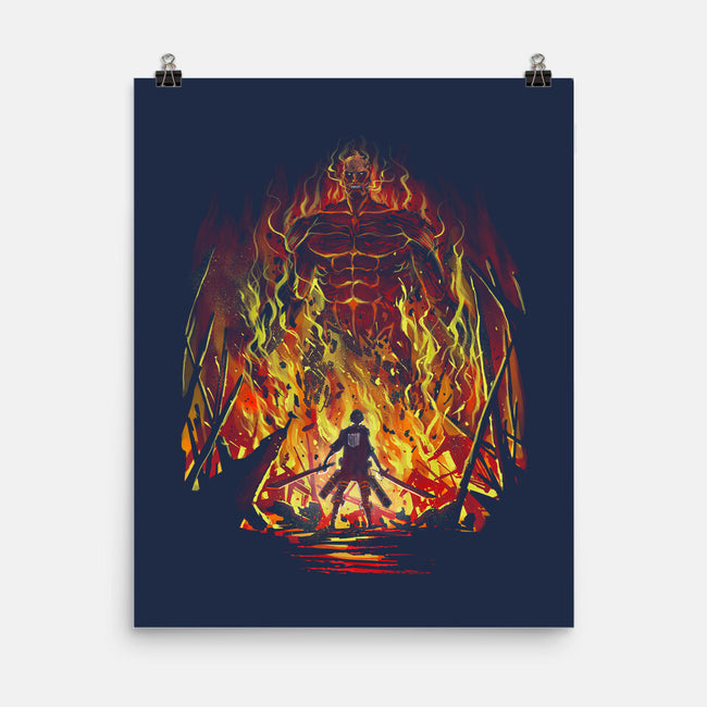 Fire And Titans-None-Matte-Poster-zascanauta