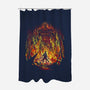 Fire And Titans-None-Polyester-Shower Curtain-zascanauta