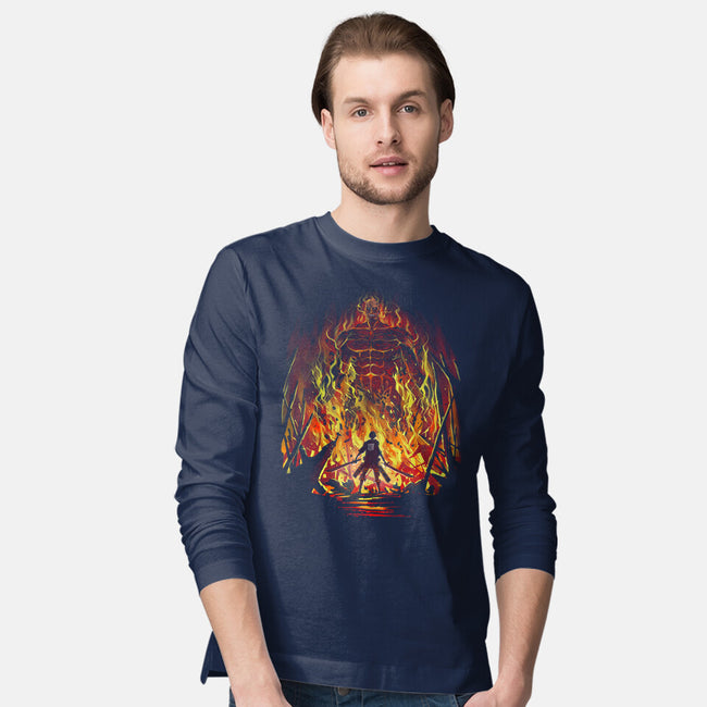 Fire And Titans-Mens-Long Sleeved-Tee-zascanauta