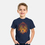 Fire And Titans-Youth-Basic-Tee-zascanauta