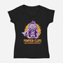 Halloween Odyssey-Womens-V-Neck-Tee-palmstreet