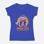 Halloween Odyssey-Womens-V-Neck-Tee-palmstreet