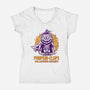 Halloween Odyssey-Womens-V-Neck-Tee-palmstreet