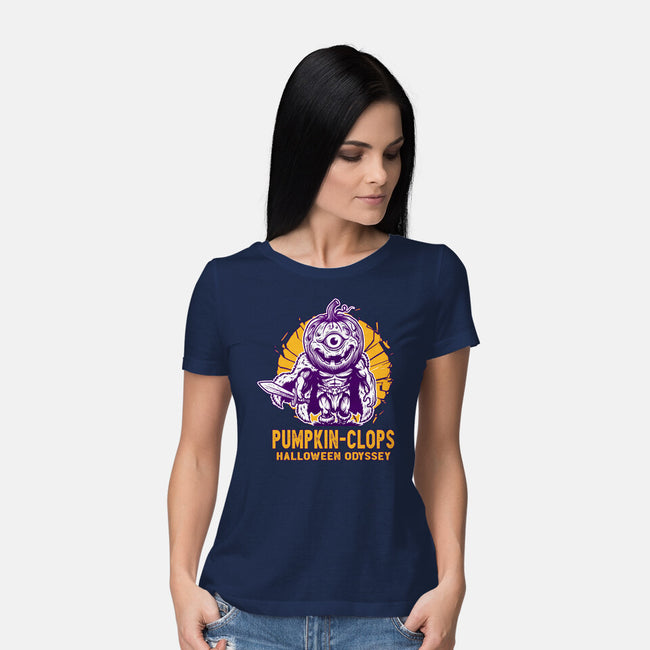 Halloween Odyssey-Womens-Basic-Tee-palmstreet