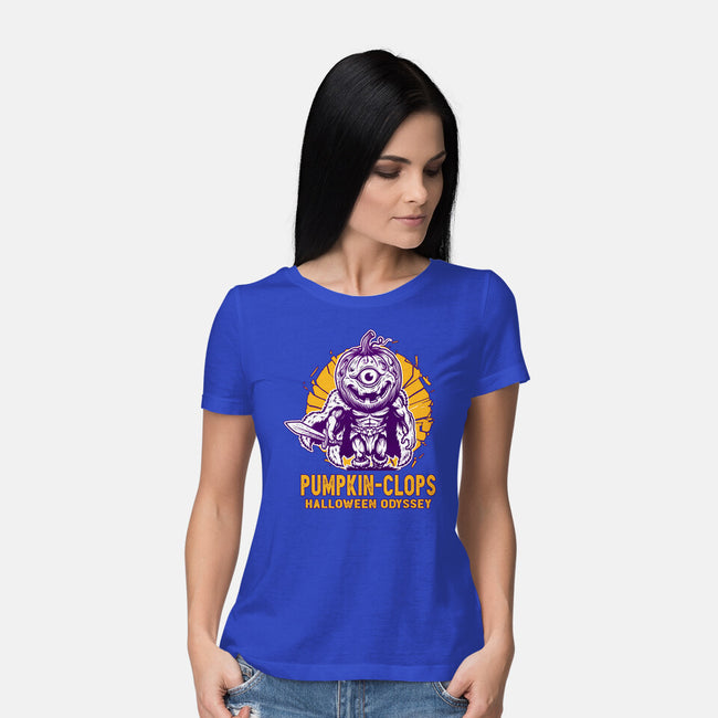 Halloween Odyssey-Womens-Basic-Tee-palmstreet