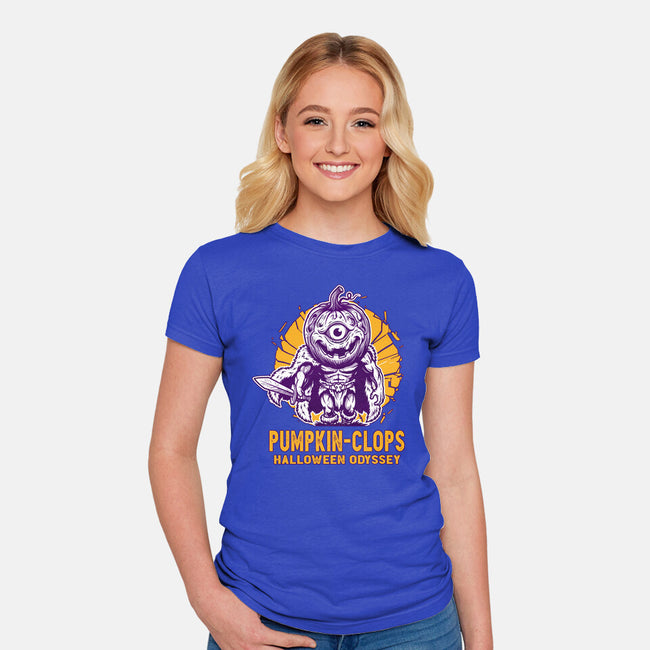 Halloween Odyssey-Womens-Fitted-Tee-palmstreet