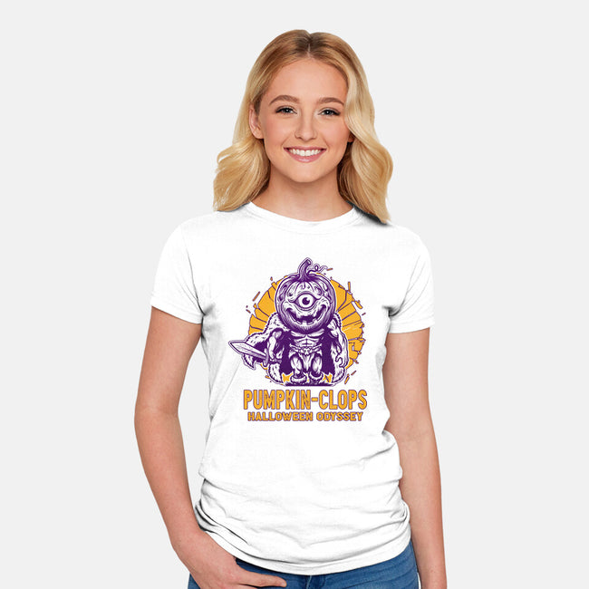 Halloween Odyssey-Womens-Fitted-Tee-palmstreet