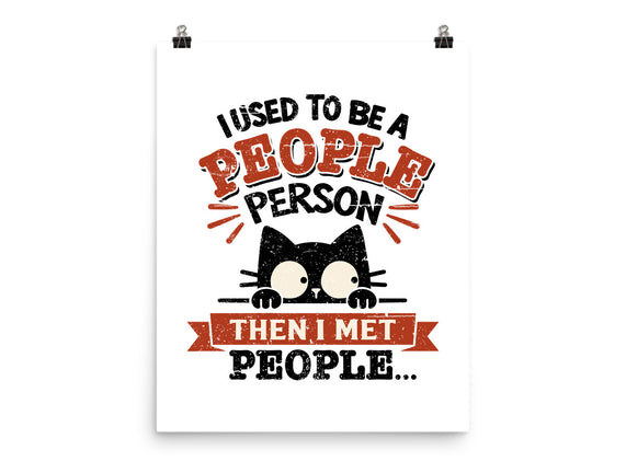 Used To Be A People Person