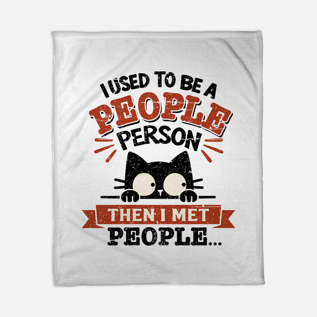 Used To Be A People Person-None-Fleece-Blanket-BridgeWalker