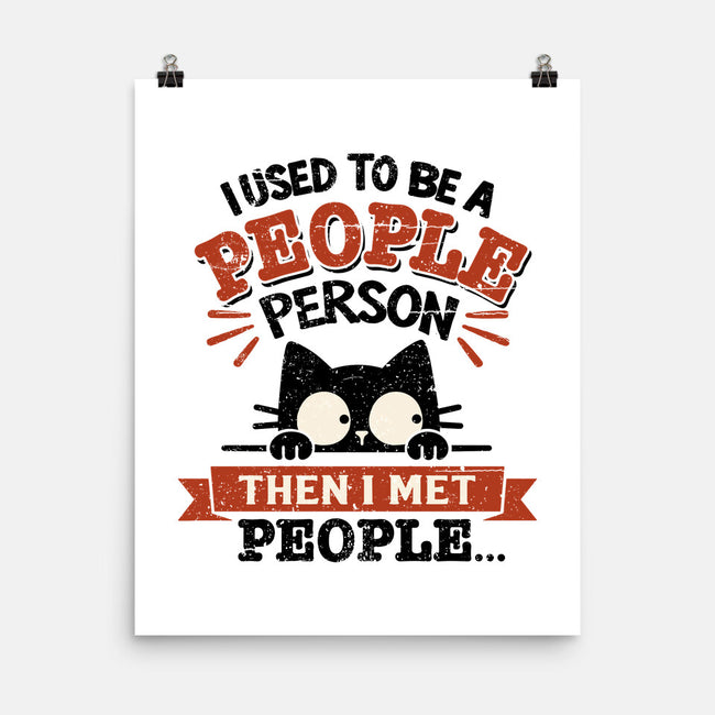 Used To Be A People Person-None-Matte-Poster-BridgeWalker