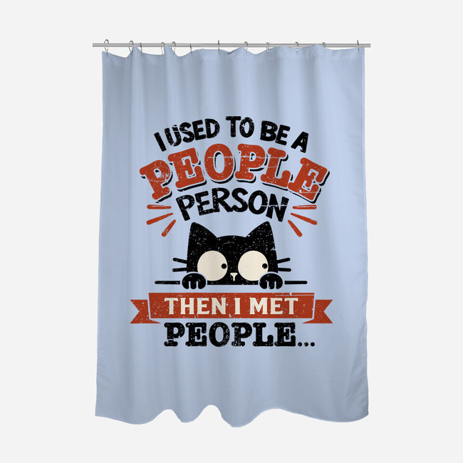 Used To Be A People Person-None-Polyester-Shower Curtain-BridgeWalker
