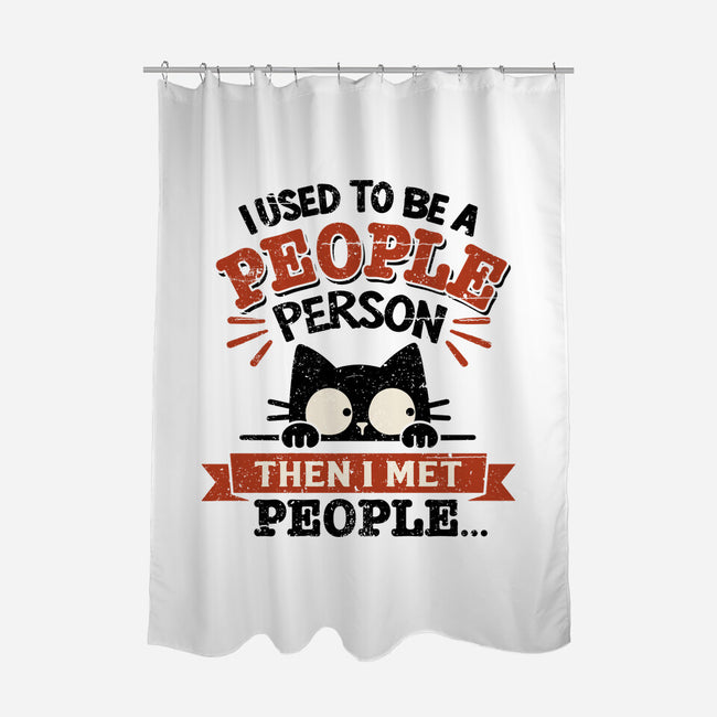 Used To Be A People Person-None-Polyester-Shower Curtain-BridgeWalker