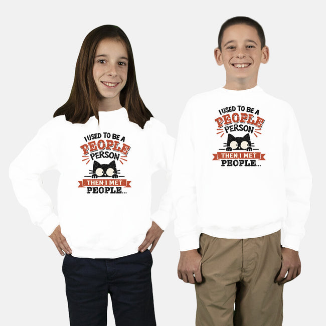 Used To Be A People Person-Youth-Crew Neck-Sweatshirt-BridgeWalker