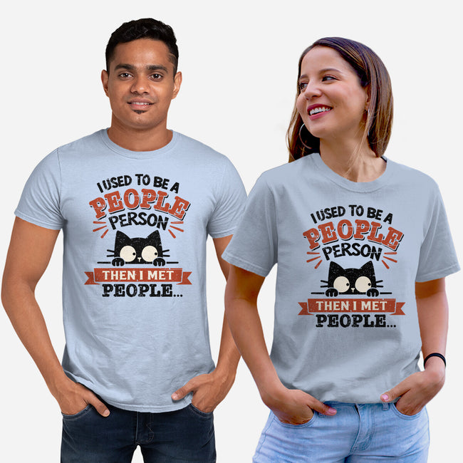 Used To Be A People Person-Unisex-Basic-Tee-BridgeWalker