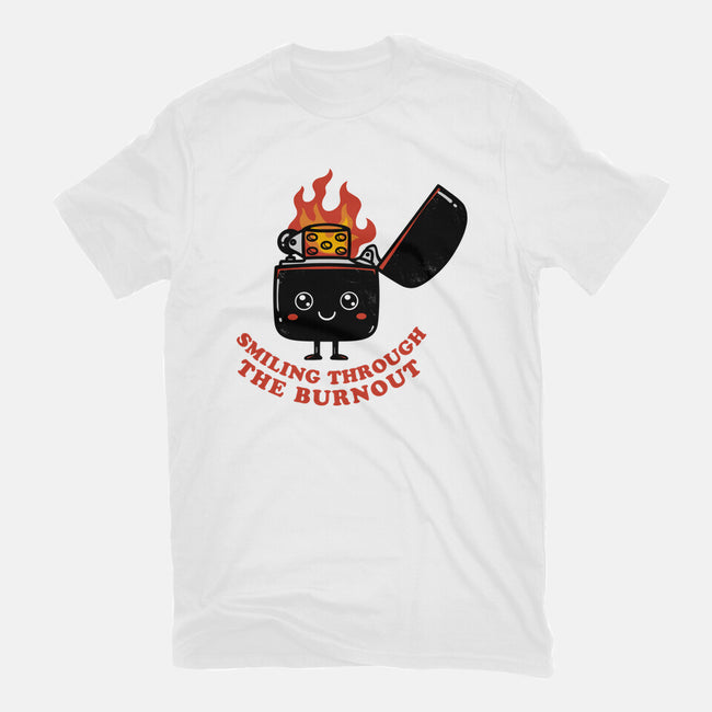 Smiling Through The Burnout-Youth-Basic-Tee-bykai