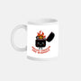 Smiling Through The Burnout-None-Mug-Drinkware-bykai