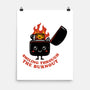Smiling Through The Burnout-None-Matte-Poster-bykai