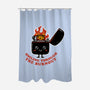 Smiling Through The Burnout-None-Polyester-Shower Curtain-bykai