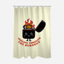 Smiling Through The Burnout-None-Polyester-Shower Curtain-bykai