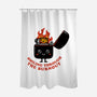 Smiling Through The Burnout-None-Polyester-Shower Curtain-bykai