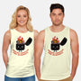 Smiling Through The Burnout-Unisex-Basic-Tank-bykai