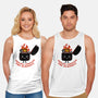 Smiling Through The Burnout-Unisex-Basic-Tank-bykai