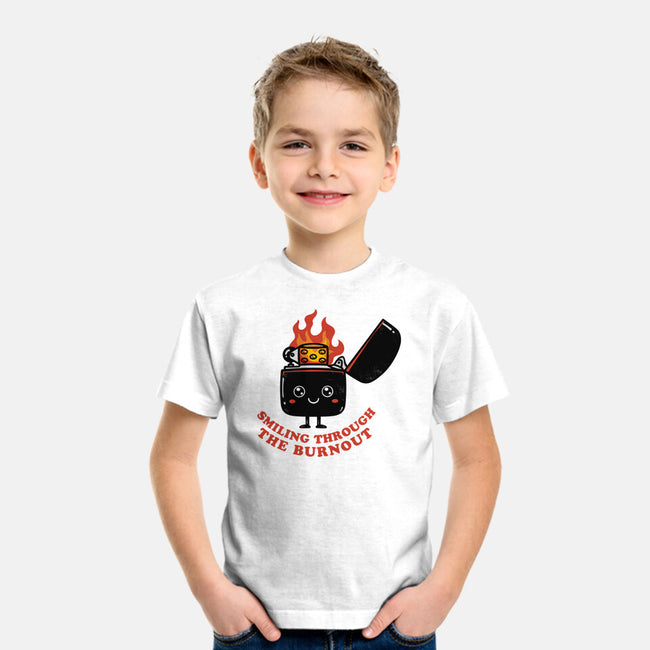 Smiling Through The Burnout-Youth-Basic-Tee-bykai