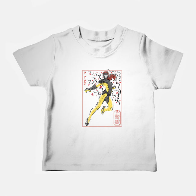 Dark Knight Sumi-E-Baby-Basic-Tee-Astrobot Invention