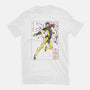 Dark Knight Sumi-E-Womens-Basic-Tee-Astrobot Invention