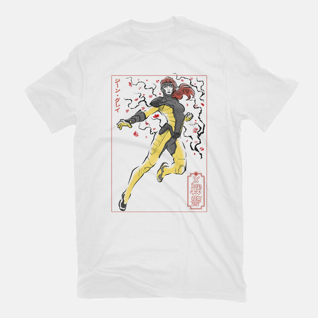 Dark Knight Sumi-E-Unisex-Basic-Tee-Astrobot Invention