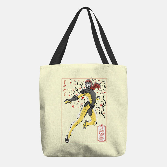 Dark Knight Sumi-E-None-Basic Tote-Bag-Astrobot Invention