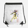 Dark Knight Sumi-E-None-Drawstring-Bag-Astrobot Invention