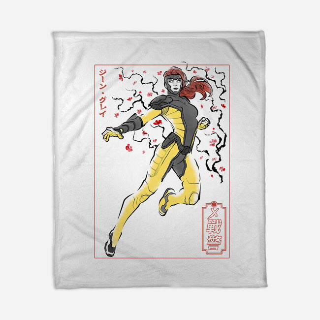 Dark Knight Sumi-E-None-Fleece-Blanket-Astrobot Invention