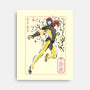 Dark Knight Sumi-E-None-Stretched-Canvas-Astrobot Invention