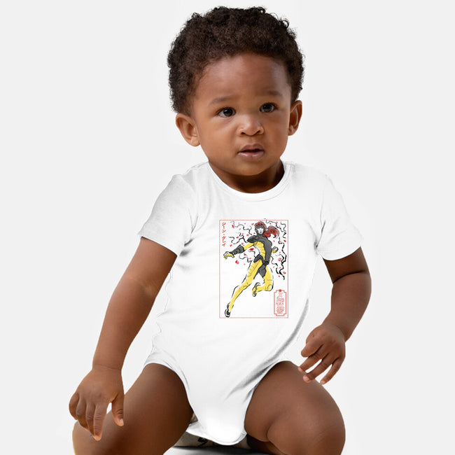 Dark Knight Sumi-E-Baby-Basic-Onesie-Astrobot Invention