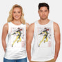 Dark Knight Sumi-E-Unisex-Basic-Tank-Astrobot Invention