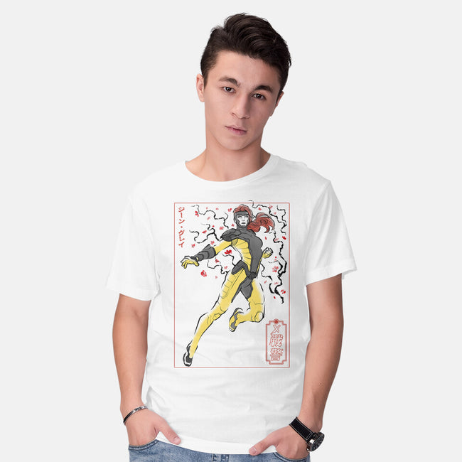 Dark Knight Sumi-E-Mens-Basic-Tee-Astrobot Invention