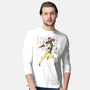 Dark Knight Sumi-E-Mens-Long Sleeved-Tee-Astrobot Invention
