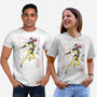 Dark Knight Sumi-E-Unisex-Basic-Tee-Astrobot Invention