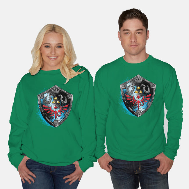 Wild Adventure-Unisex-Crew Neck-Sweatshirt-rocketman_art