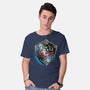 Wild Adventure-Mens-Basic-Tee-rocketman_art