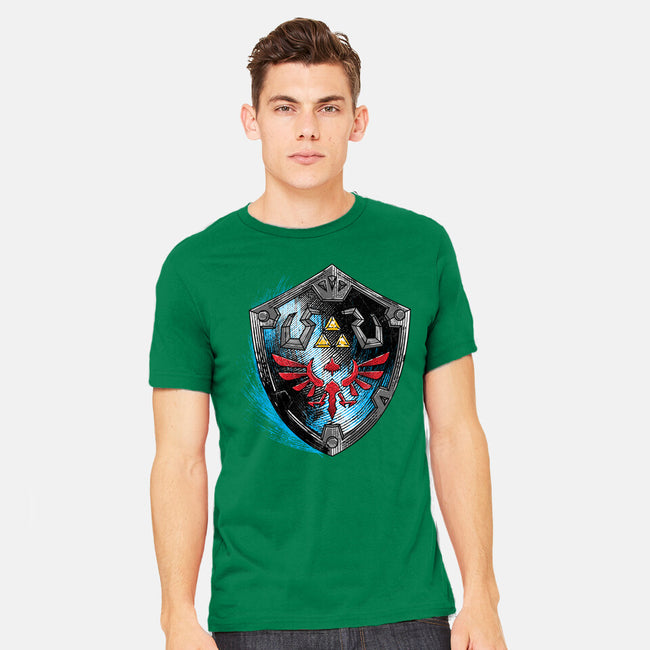 Wild Adventure-Mens-Heavyweight-Tee-rocketman_art